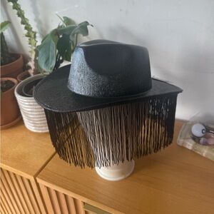 Country fringe cowboy hat